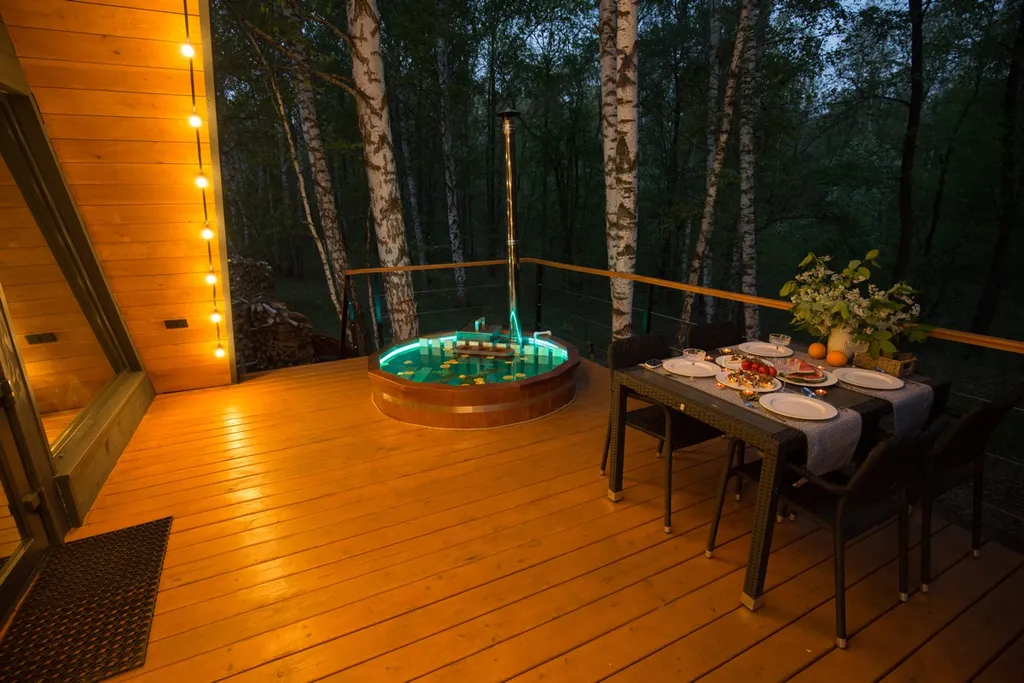 Глэмпинг Krona camp (Дома A-frame в лесу) 40 км от Уфы