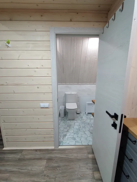 Уютный дом Aframe с банным чаном на дровах