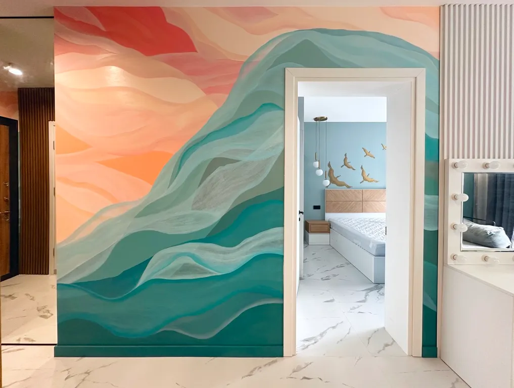 Арт квартира Жираф, 5 минут до моря