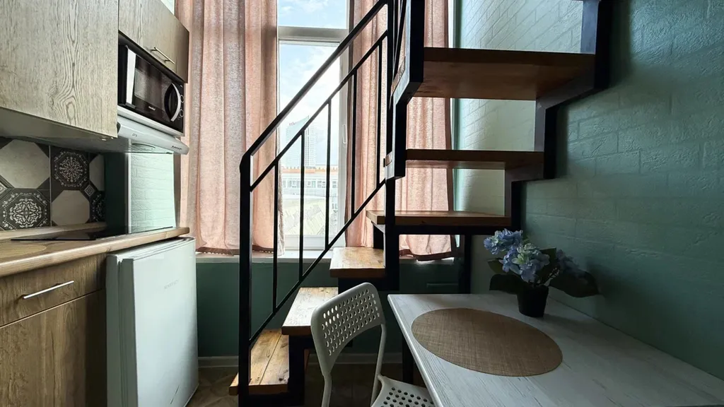 Квартира Квартира Двухуровневая студия у метро Автозаводская — Москва