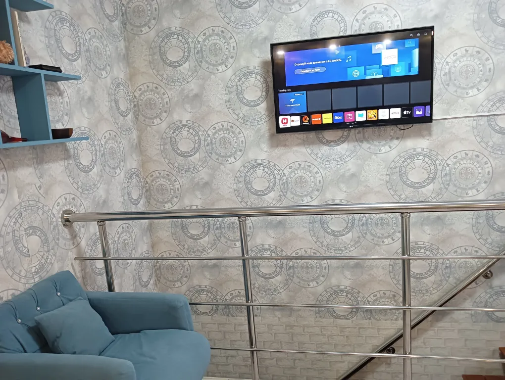 2 спальни, 2 туалета, большой телевизор, WI-FI,парковка
