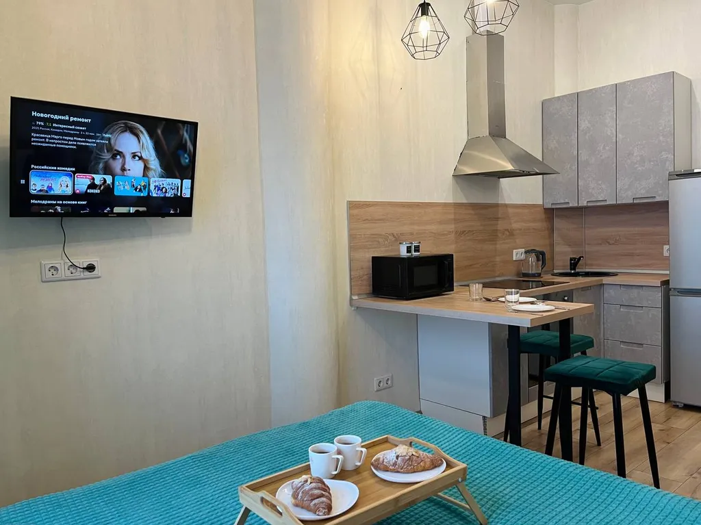 Просторные апартаменты на двоих у ТЦ Галерея