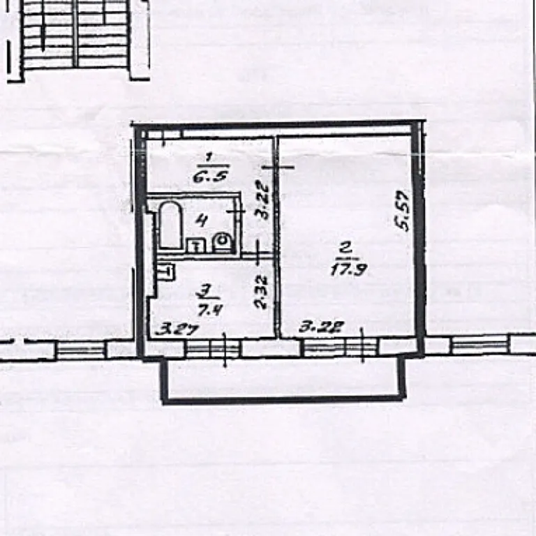 1-комнатная Квартира