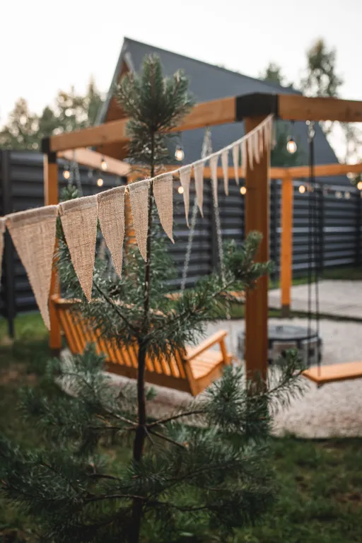 Сканди люкс, дом с камином и видом на лес. LESNOVO