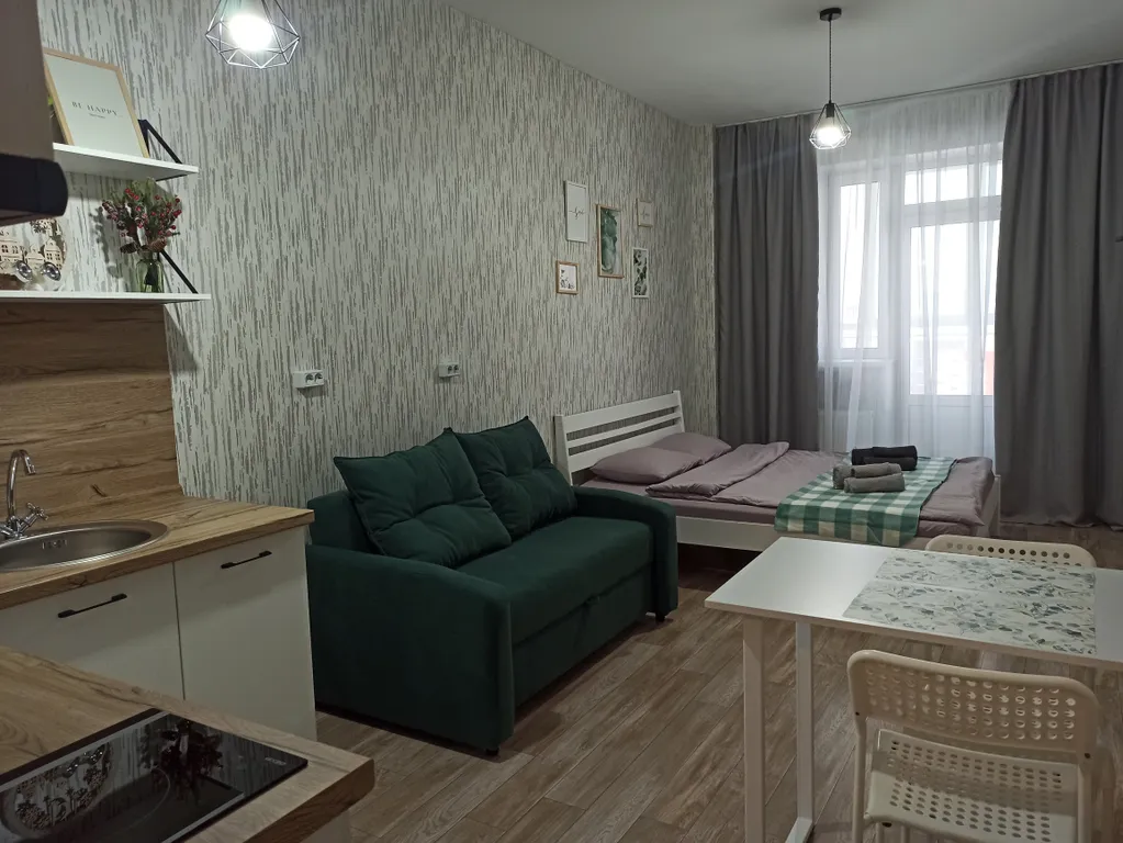 Квартира Квартира Уютная студия с шикарным видом на город — Красноярск