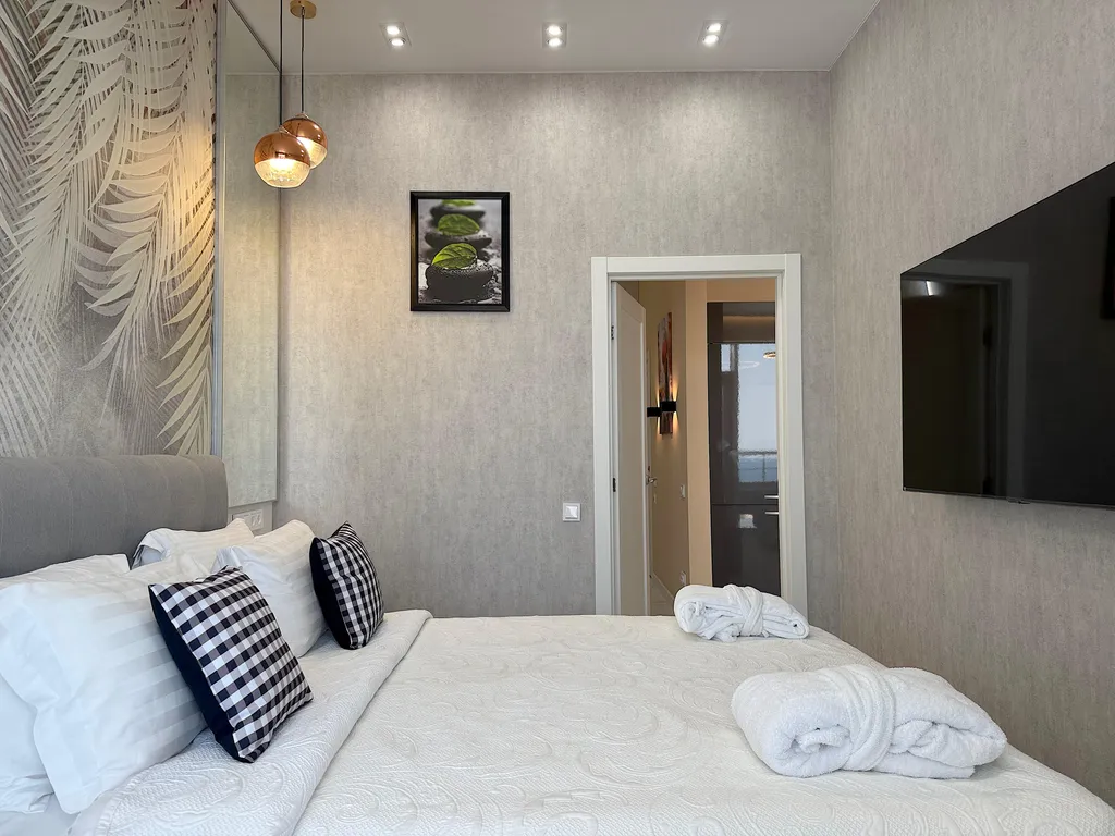 Апартаменты Двухкомнатные Акваделюкс с бассейном и видом на море