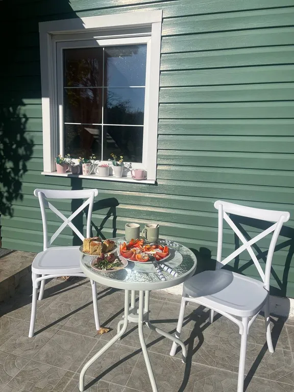 Деревенский домик в лесу