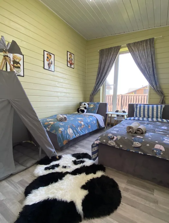 Стильный дом с чаном