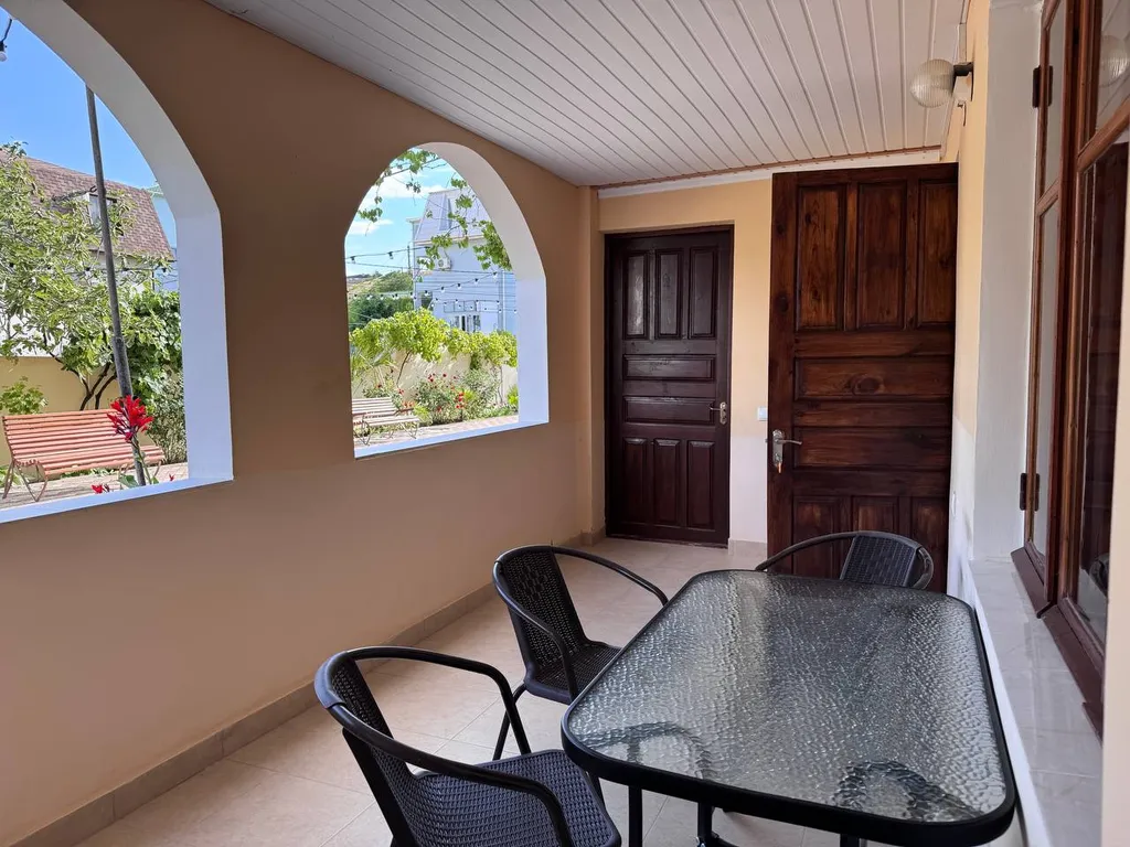 Просторная студия с собственной террасой у хореки рядом с аквапарком