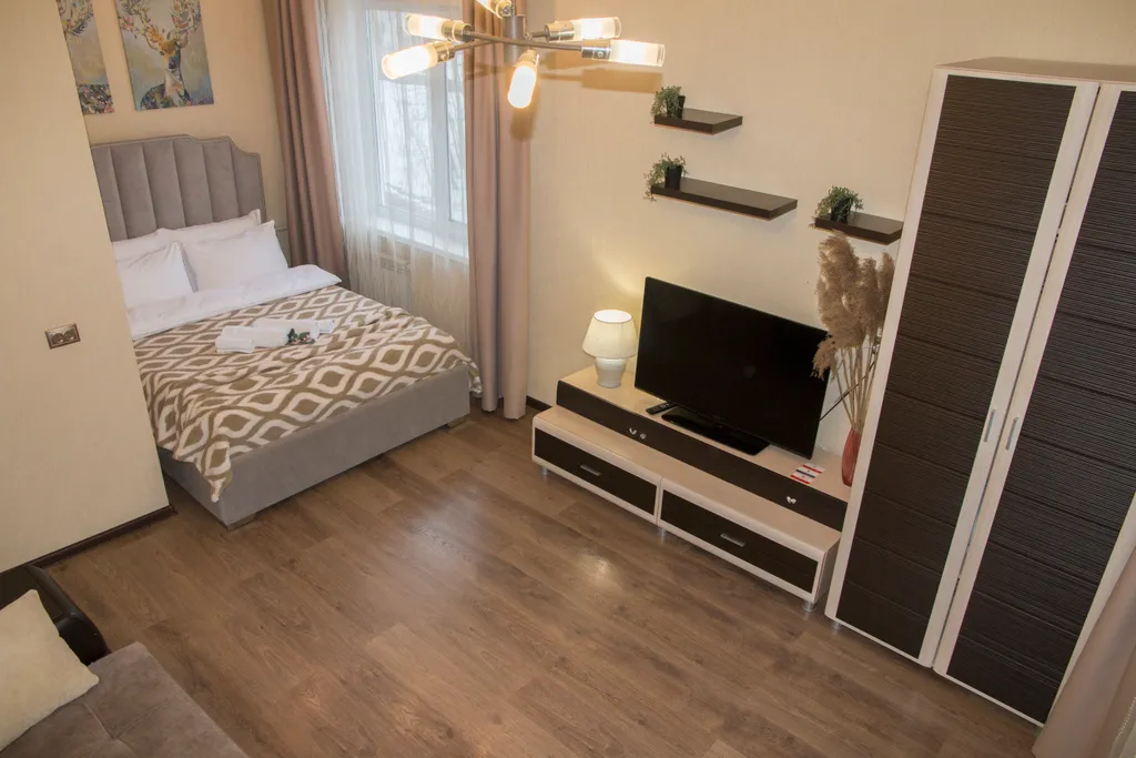 Однокомнатная с джакузи и теплыми полами