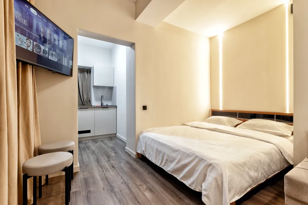 Элитные апартаменты с панорамным видом из окна в самом центре столицы