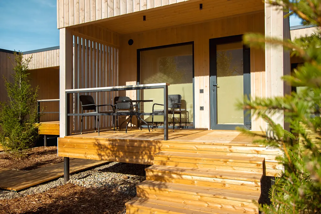 Домик с видом на Гуамское ущелье и выходом к бассейну