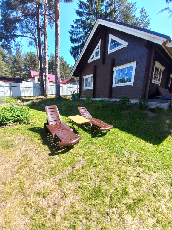 Коттедж Дом с баней на Сямозере с огороженной территорией — аренда посуточно в Сяпся