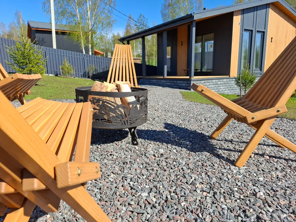 Scandic house с русской баней в 30 минутах от города