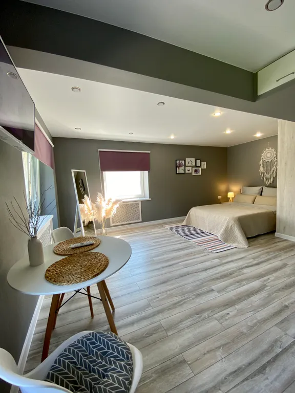 Уютная студия в стиле сканди