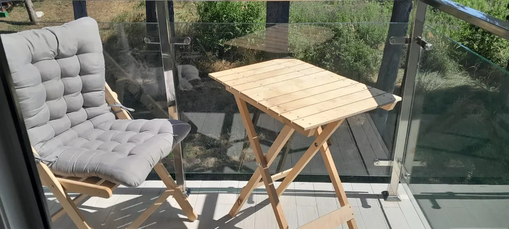 Квартира с посудомойкой, балконом и бассейном