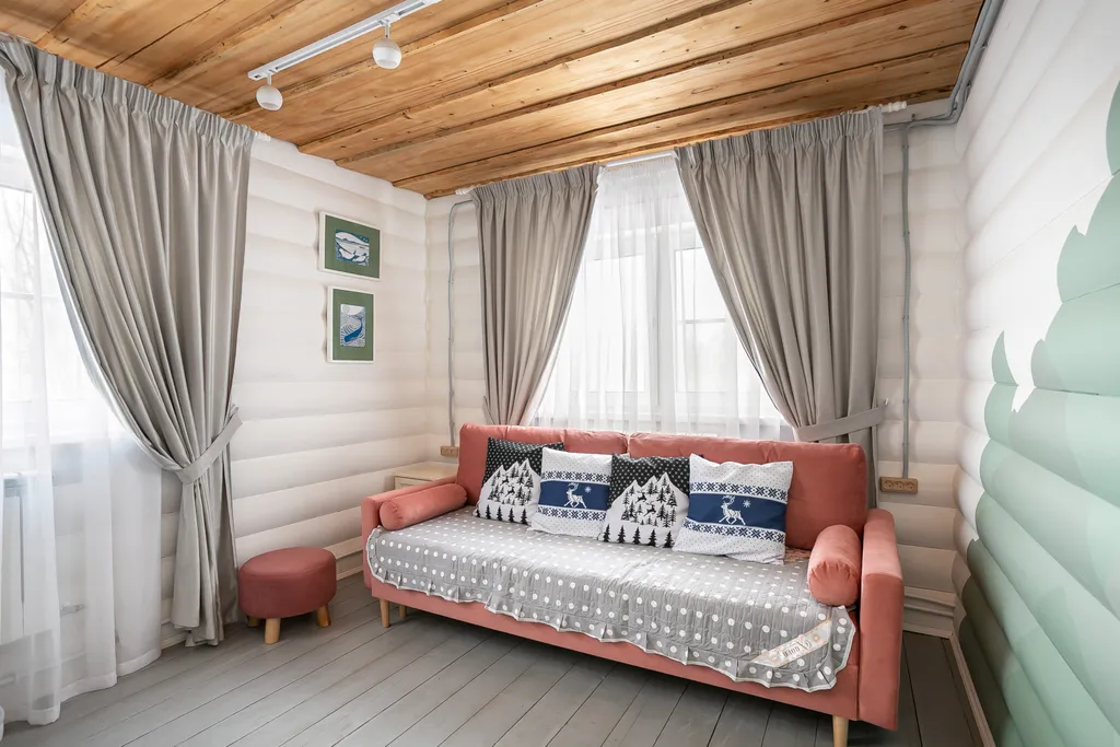 Коттедж Уютный дом Камчатка из кедра с русской баней в Кикино на Веле — Кикино