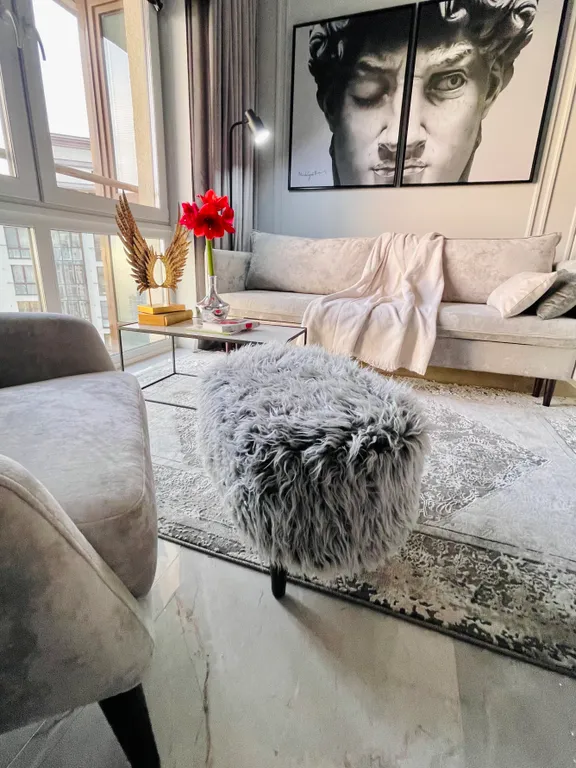 Квартира Новая стильная квартира с камином в доме бизнес-класса ЖК Leningrad — Санкт-Петербург