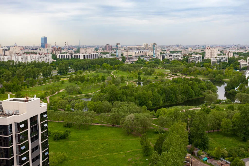 Квартира Квартира Студия в комплексе апартаментов Салют — Санкт-Петербург