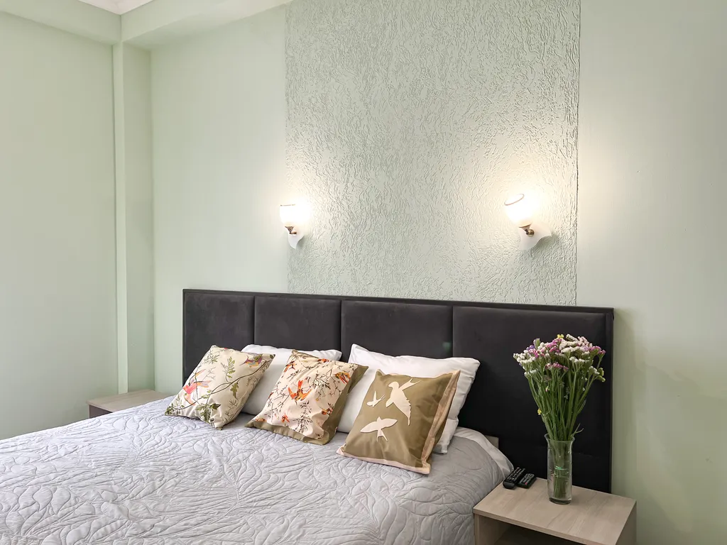 Семейный номер с кухней в центре