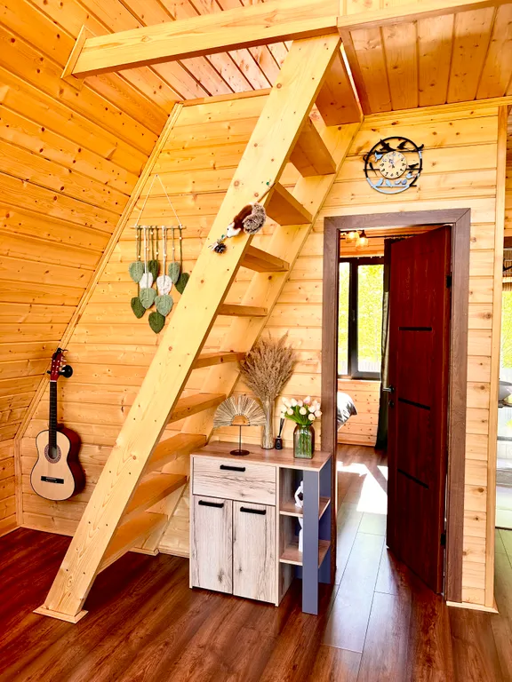 Коттедж Aframe, 2ух этажный дом, глэмпинг — Казань