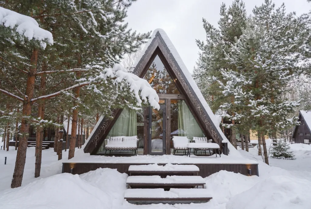 Домик A-Frame без купели 45m2