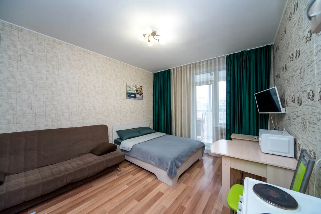 Уютная студия в студгородке для 4 человек