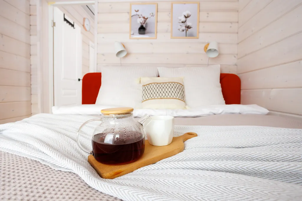 Уютный дом для отдыха на природе с просторной сауной