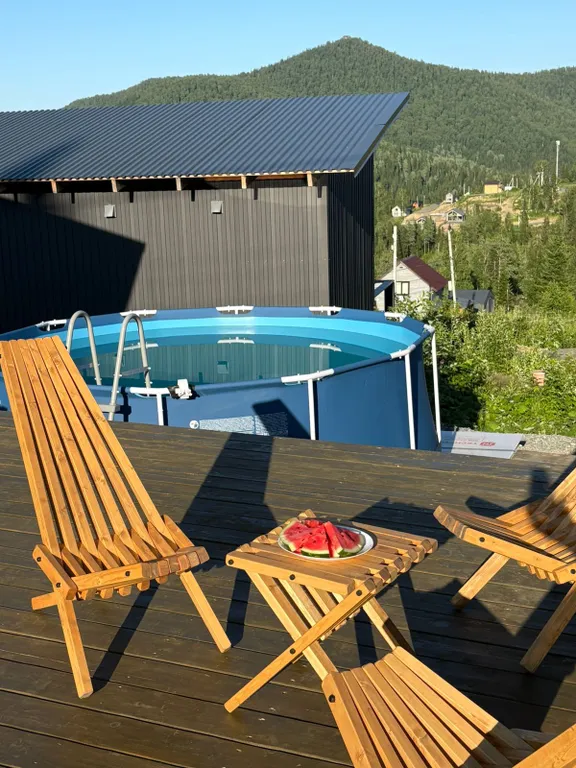 Коттедж Теплый дом с двумя спальнями — Шерегеш