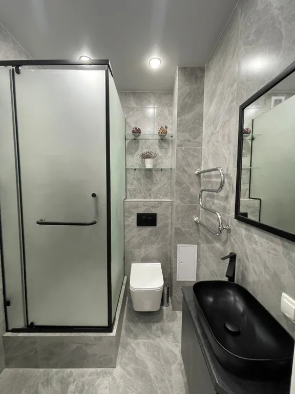 Стильная квартира с красивым видом на город