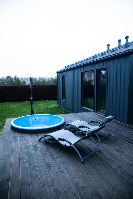 Дом с сауной и чаном