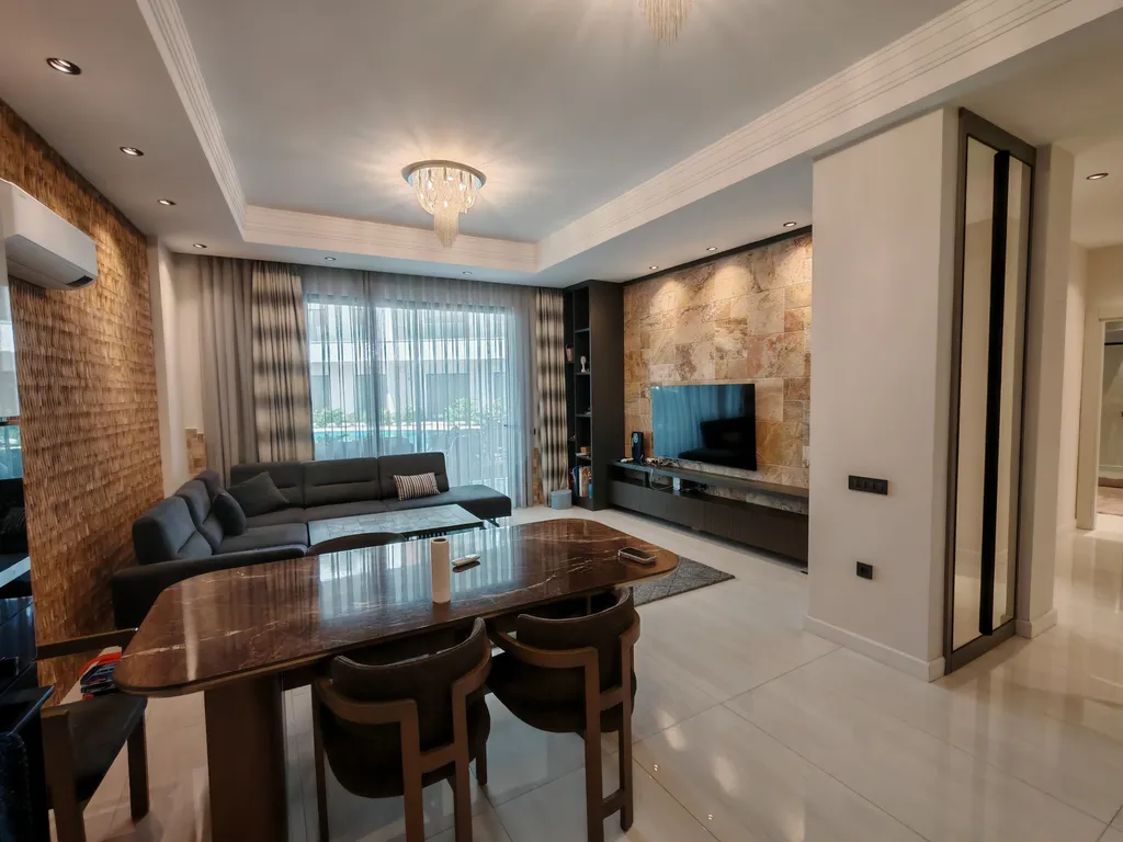 Квартира 2+1 garden в Azura World c видом на бассейн и аквапарком