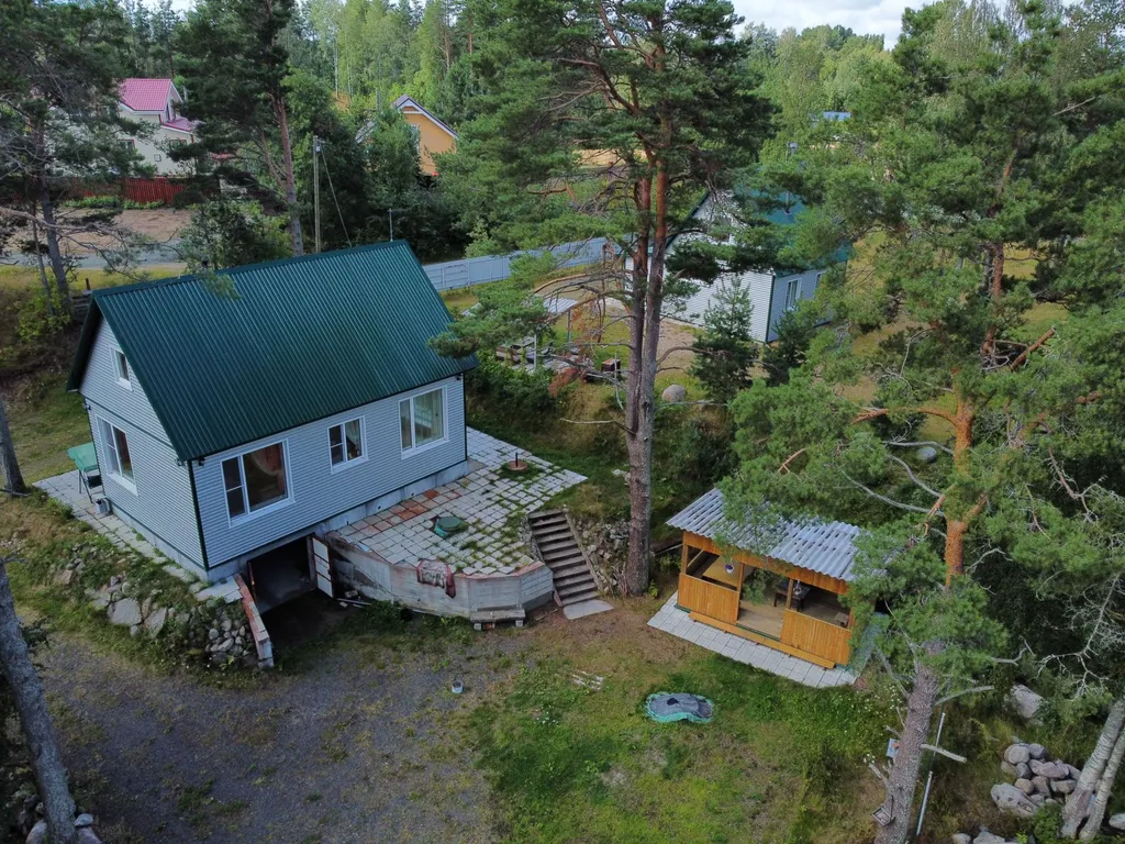 Дом на Сямозере у пляжа