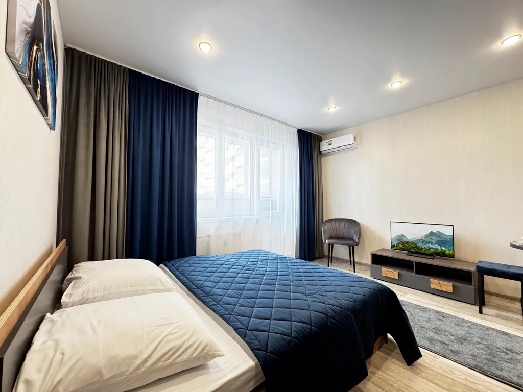 Студия с евроремонтом в центральном районе города