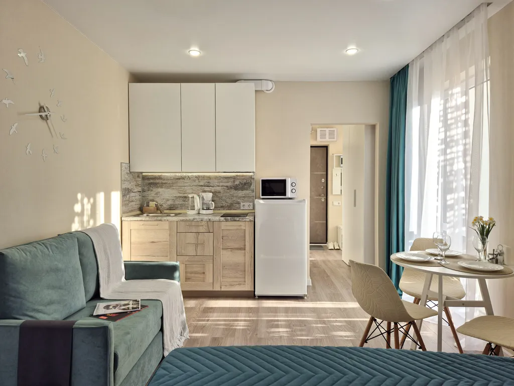 Квартира с двумя балконами и потрясающими закатами