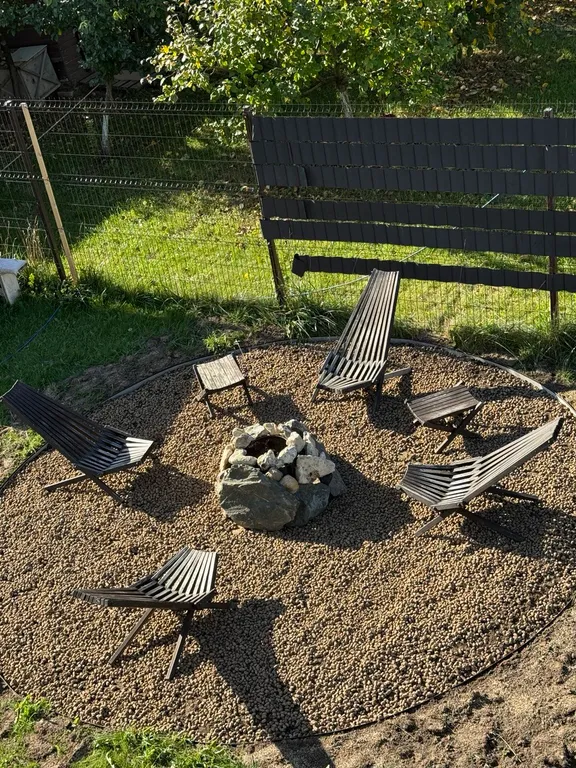 Большой уютный дом с камином