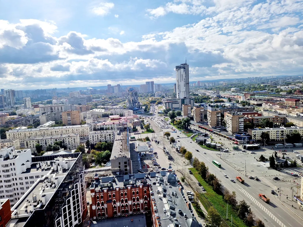 Квартира Квартира Видовая студия в центре у вокзала — Екатеринбург