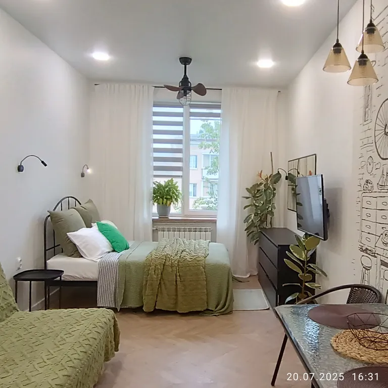 Центр. Атмосферная студия на 4-м этаже для некурящих