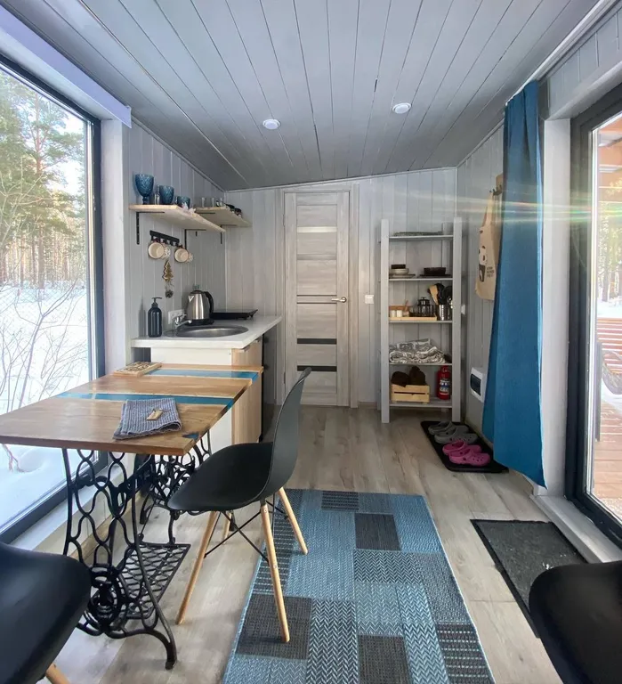 Домики с баней и чанами в Верхнем Дуброво