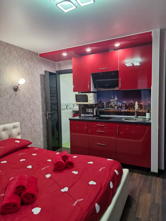 Уютная квартира-студия с дизайнерским ремонтом