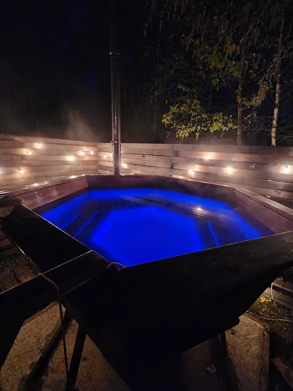 Коттедж Домик A-frame рядом с озером — Светлое