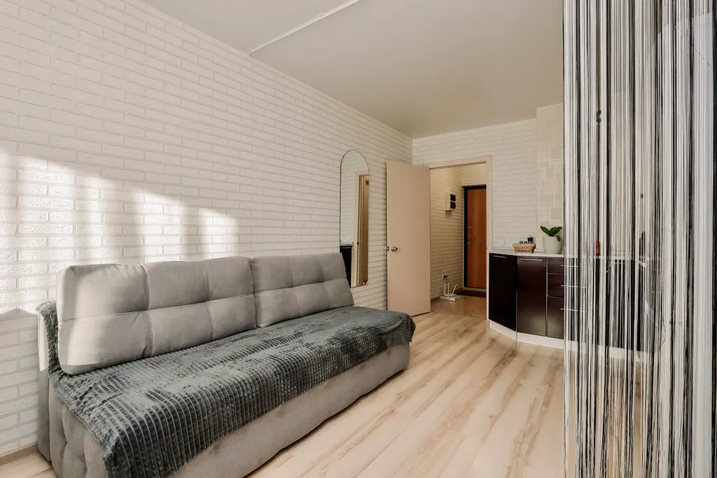 Новая студия  с 2-мя раздельными спальными местами от Город 18