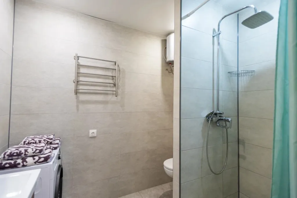 Apartment near Mega Khimki with a balcony