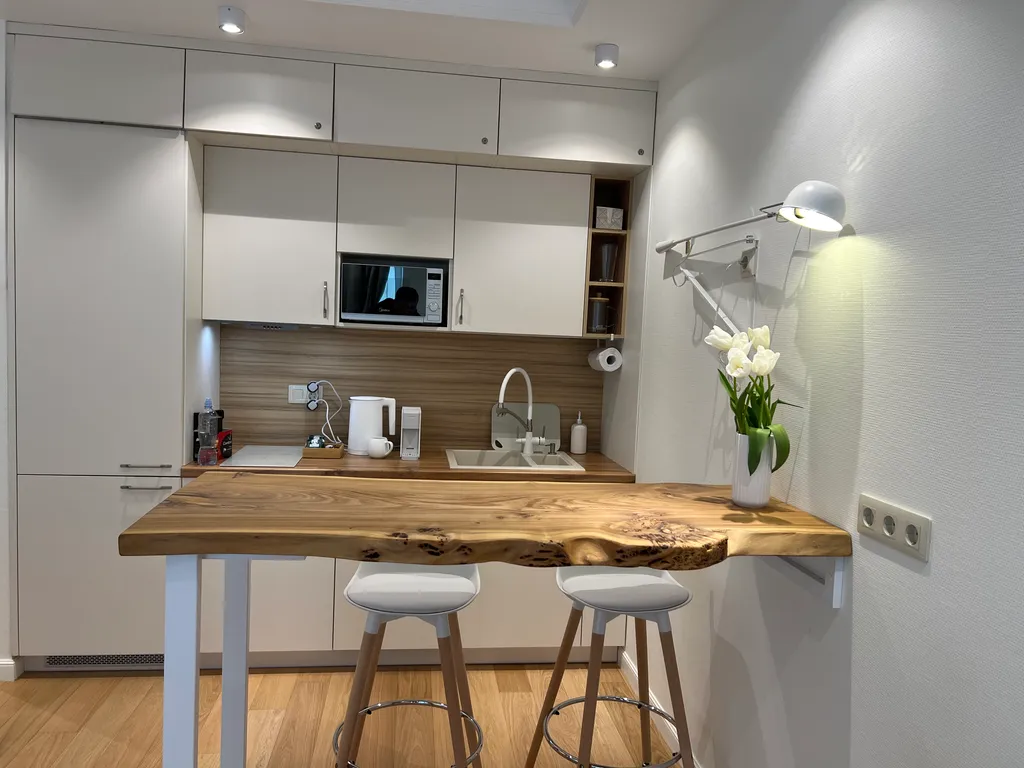 Апартаменты с видом на море у пляжа, первая линия, сапборд включен