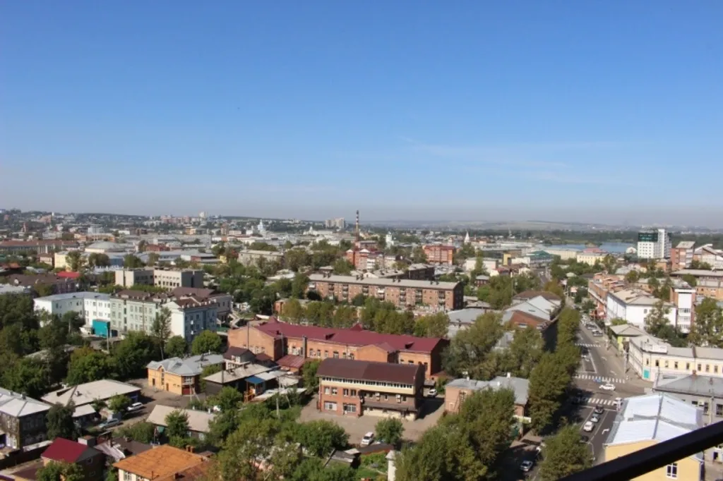 Просторная квартира с видом на город