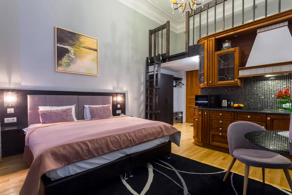 Квартира Квартира Студия OM-apartmenty 5 у Эрмитажа — Санкт-Петербург