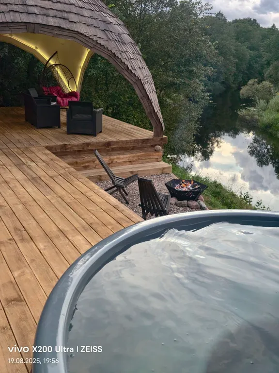 Эко-спа отель с видом на реку