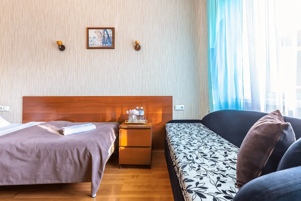 Квартира Квартира Номер для 2-3 гостей у метро Горный институт — Санкт-Петербург