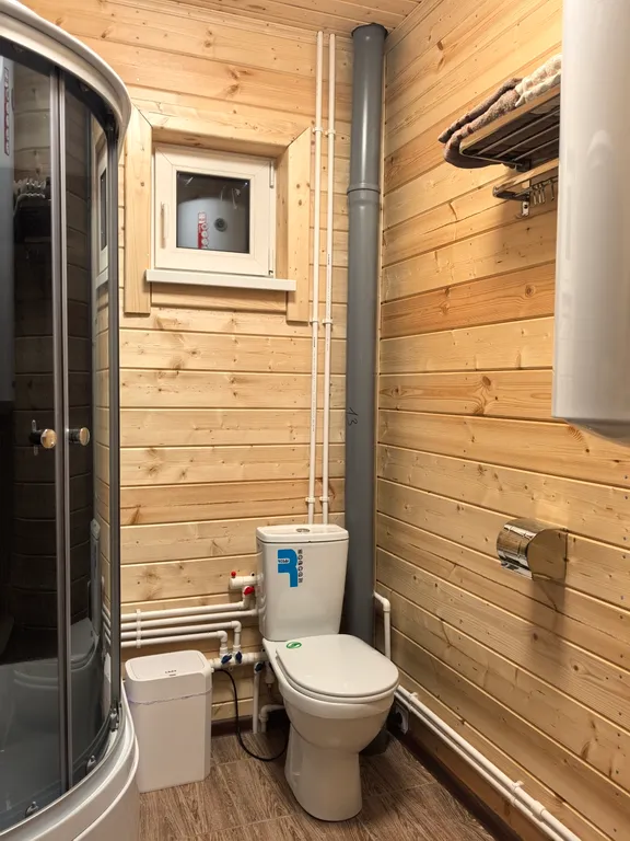 Дом на берегу Ладоги с песчаным пляжем, баня с купелью