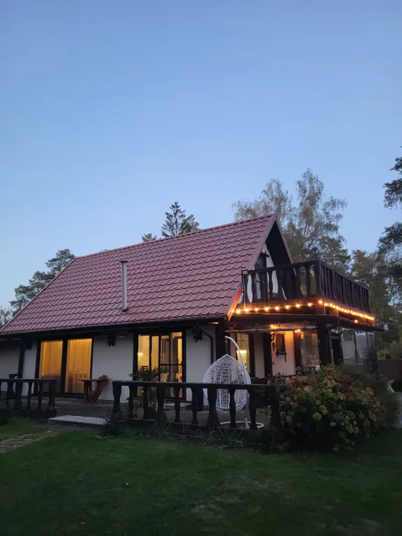 Коттедж Уютный дом с прекрасным видом на лес — аренда посуточно в Гродно